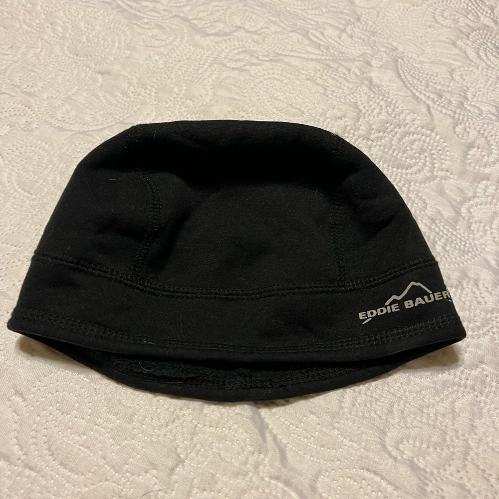Eddie Bauer Head Beanie / Cycling Hat with Pony Tail Hole